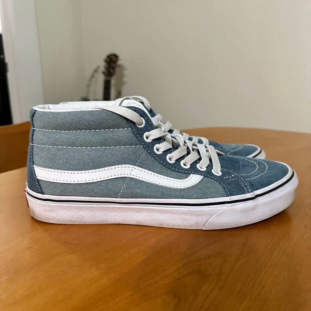 Vans skate high mid denim sneakers